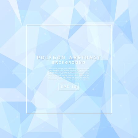 Polygon abstract background art modern shape design color tone bright with space. vector illustrationのイラスト素材