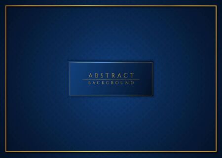 Minimal luxury background abstract design gold metallic frame pattern backdrop. vector illustration.のイラスト素材