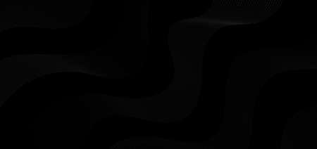 Modern line pattern wave design dark background style. vector illustration.のイラスト素材