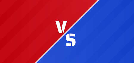 Esport battle background red versus blue concept. vector illustration.のイラスト素材