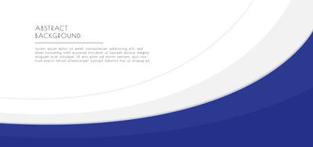 Abstract background minimal curve overlap shape design. vector illustration.のイラスト素材