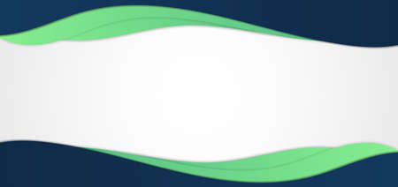 Fluid frame curve shape flow overlap layer design with space. vector illustration.のイラスト素材