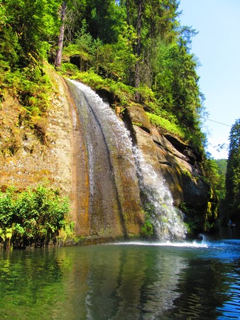Artificial Waterfallの写真素材