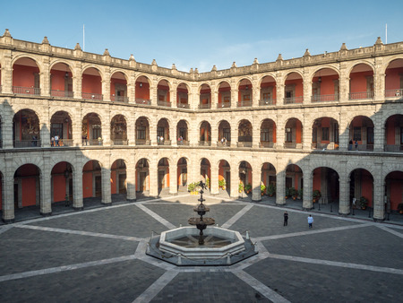 Mexico City, Central America, January 2018[National Palace in Mexico City, historical center zocalo]のeditorial素材