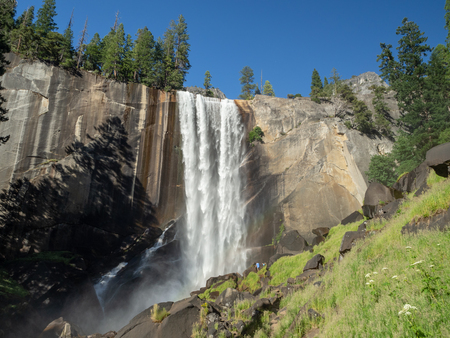 Yosemite valley national park, mountain nature, California, USAの写真素材