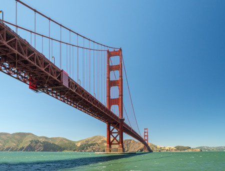 Golden Gate Bridge, Strait and National Recreation Areaの写真素材
