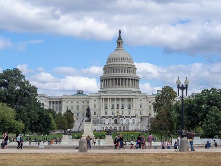 Washington DC, District of Columbia [United States US Capitol Building, architecture detail]