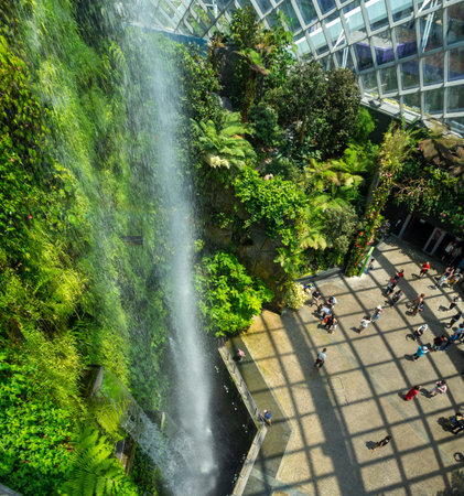 Gardens by the Bay urban nature park in Singapore Marina Bay