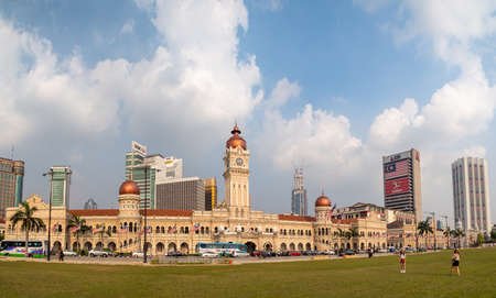 Kuala Lumpur, Mlaysia : Sultan Abdul Samad Museum Building, tourist destinationのeditorial素材
