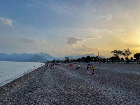 Antalya city, Turkey, TÃ¼rkiye, Harbor in the old town of Kaleiciの写真素材