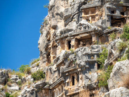 Myra Roman ruins, Ãrenyeri, Demre, Turkeyの写真素材