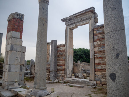 Ephesus,  Izmir province, Turkey : Roman city ruins from Ancient Greece