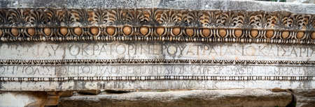 Ephesus,  Izmir province, Turkey : Roman city ruins from Ancient Greeceの写真素材