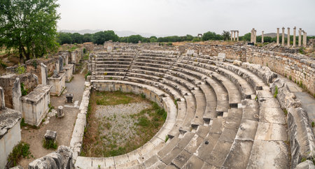 Aphrodisias Ancient City ruins, Turkeyの写真素材