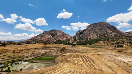 Landscapes of the island of Madagascar, Central Highlands Anja reserve park
