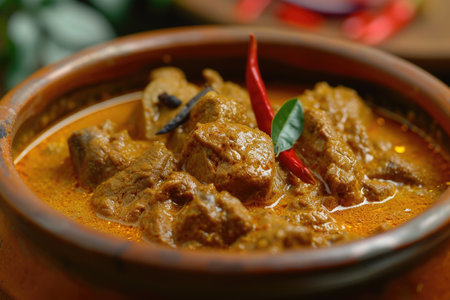 Discover the Richness: Aromatic Goat Curry Delight (Gulai kambing)の素材