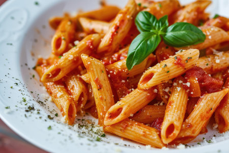 Penne Arrabbiata: A Classic Italian Pasta Dishの素材