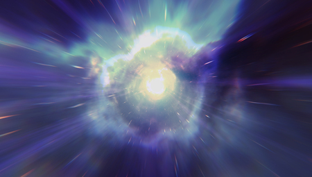 Abstract Colorful Wormholeの写真素材