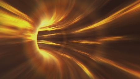 Abstract Fire Wormholeの写真素材