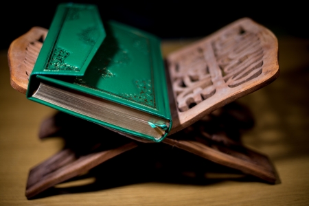 the holy quran bookの写真素材