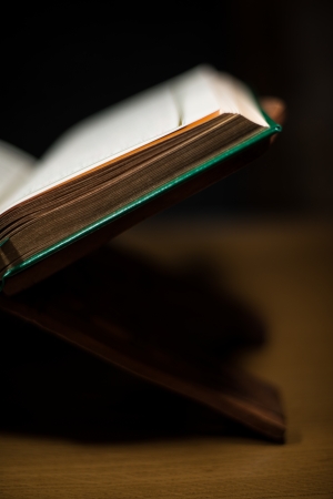pages of holy koran the testamentの写真素材