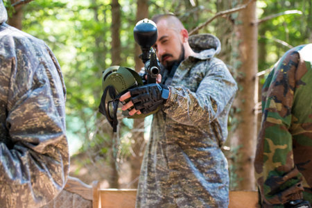 Paintball Shooterの写真素材