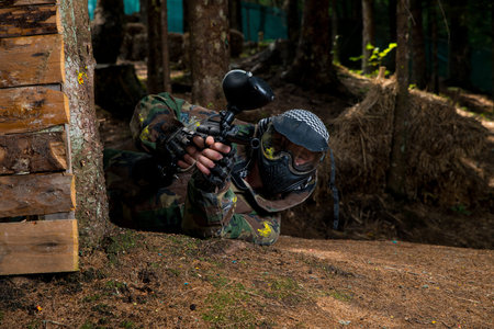 Paintball Shooterの写真素材