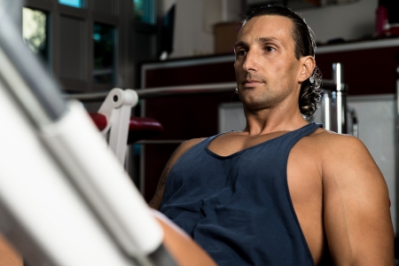 Workout Leg Pressの写真素材