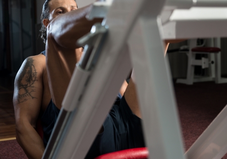 Leg Press Fitnessの写真素材