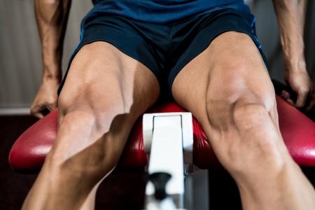 Health Club Leg Exercisesの写真素材