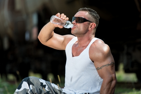 Drinking Waterの写真素材