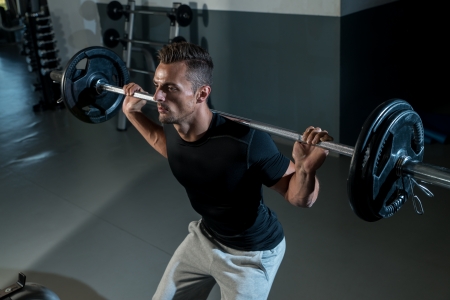 Barbell Squatの写真素材