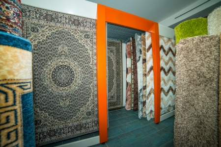Colorful Rugs For Sale At Storeの写真素材