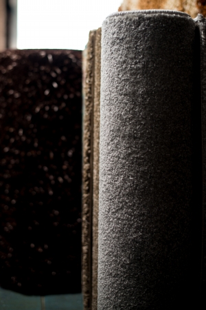 Colorful Carpets In The Storeの写真素材