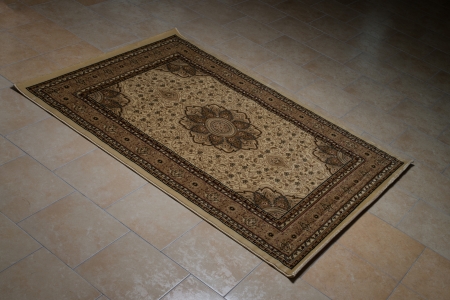 Persian Rug Isolated On Tilesの写真素材