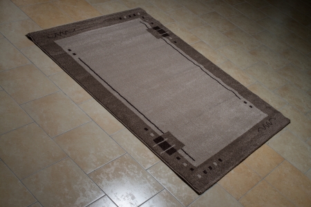 Grey Carpet Lying On Floorの写真素材