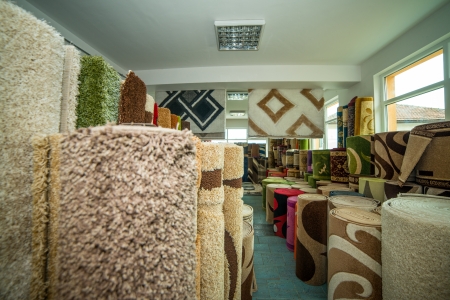Colorful Rugs For Sale At Storeの写真素材