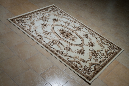 Persian Rug Isolated On Tilesの写真素材