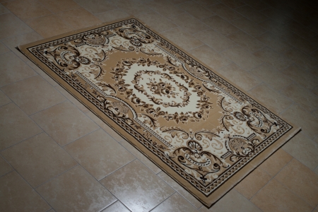 Persian Rug Isolated On Tilesの写真素材