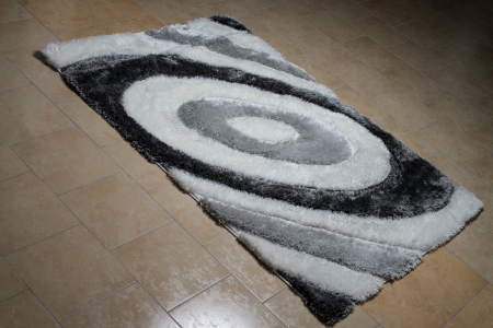 Pattern Carpet Lying On Floorの写真素材