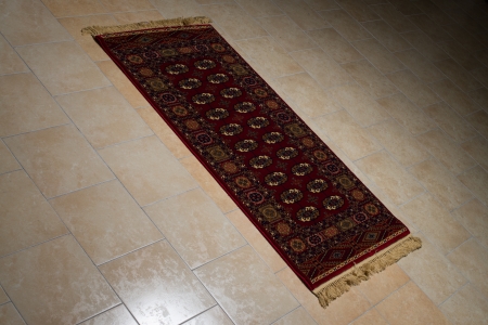 Persian Rug Isolated On Tilesの写真素材