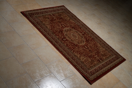 Persian Rug Isolated On Tilesの写真素材