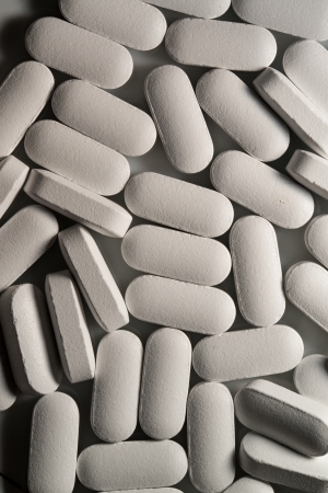 Tablets On White Backgroundの写真素材