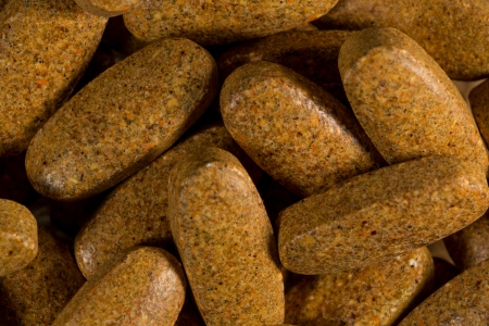 Brown Pills Spread Outの写真素材