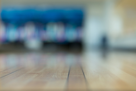 Bowling Alley Close-upの写真素材