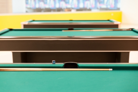 Pool Table Close Upの写真素材