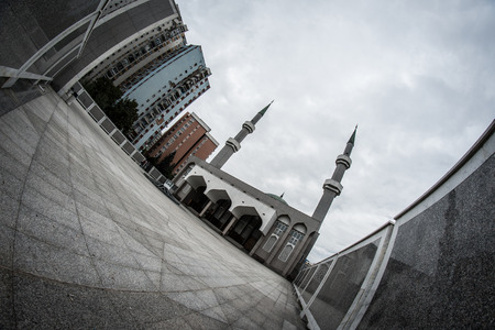 Mosque in Sarajevo Bosnia and Herzegovinaのeditorial素材