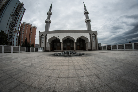 Mosque in Sarajevo Bosnia and Herzegovinaのeditorial素材