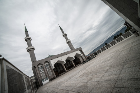Mosque in Sarajevo Bosnia and Herzegovinaのeditorial素材