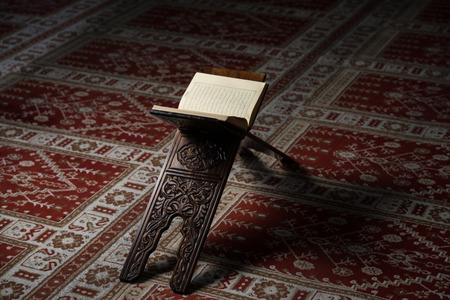 Quran Holy Book Of Muslims In Mosqueの写真素材